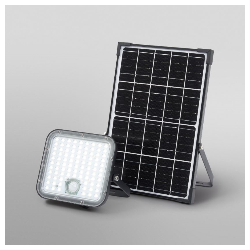 Ledvance - LED Stmievateľný solárny reflektor so senzorom FLOOD SPLIT LED/30W/6,4V IP65 + diaľkové ovládanie
