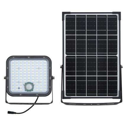 Ledvance - LED Stmievateľný solárny reflektor so senzorom FLOOD SPLIT LED/30W/6,4V IP65 + diaľkové ovládanie