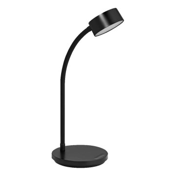 Ledvance - LED stmievateľná dotyková stolná lampa OFFICE LED/4,8W/5V 3000-6500K čierna