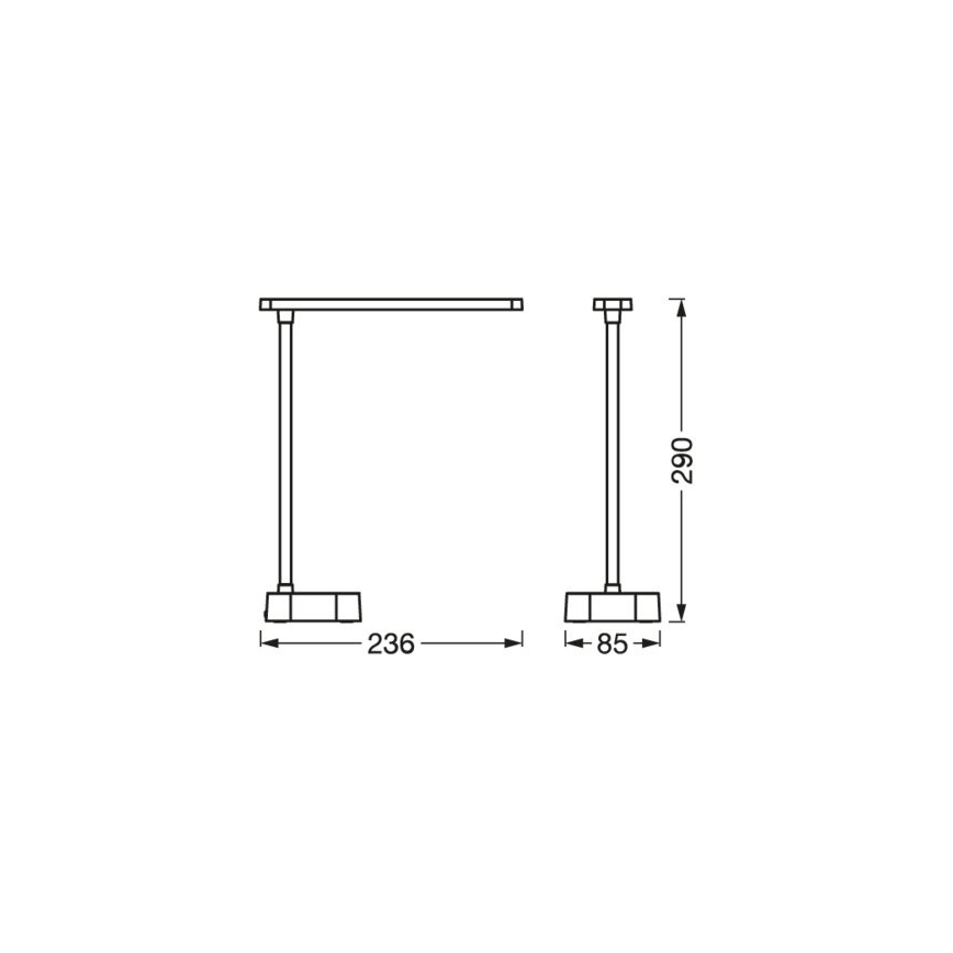 Ledvance - LED Stmievateľná dotyková stolná lampa PANAN LED/5,2W/5V 1200mAh