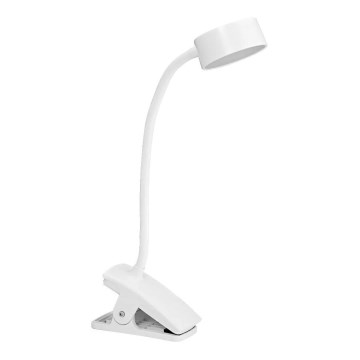 Ledvance - LED stmievateľná dotyková stolná lampa s klipom CYLINDER LED/4,8W/5V 3000-6500K biela