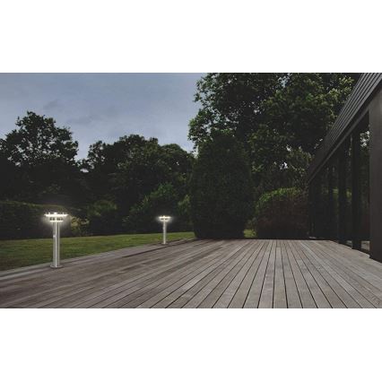 Ledvance - LED Stmievateľná solárna lampa so senzorom CIRCLE LED/6W/3,2V 2200 mAh IP44