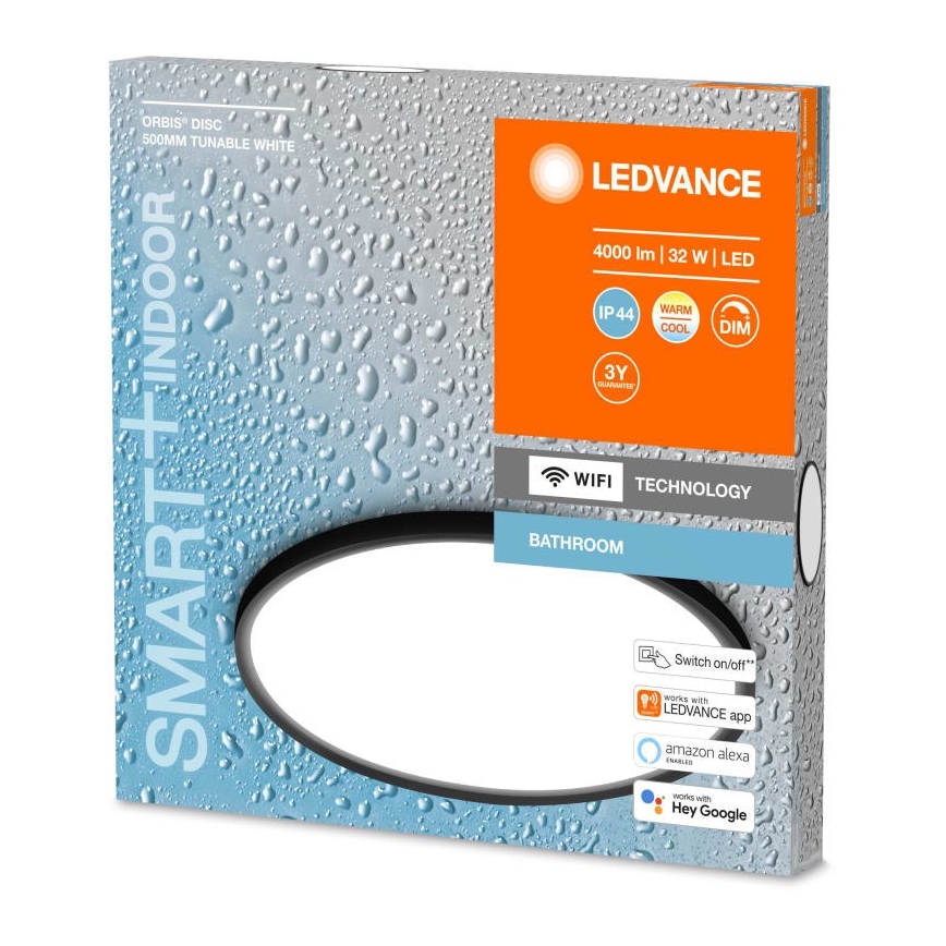 Ledvance - LED Stmievateľné kúpeľňové svietidlo SMART+ DISC LED/32W/230V 3000-6500K Wi-Fi IP44