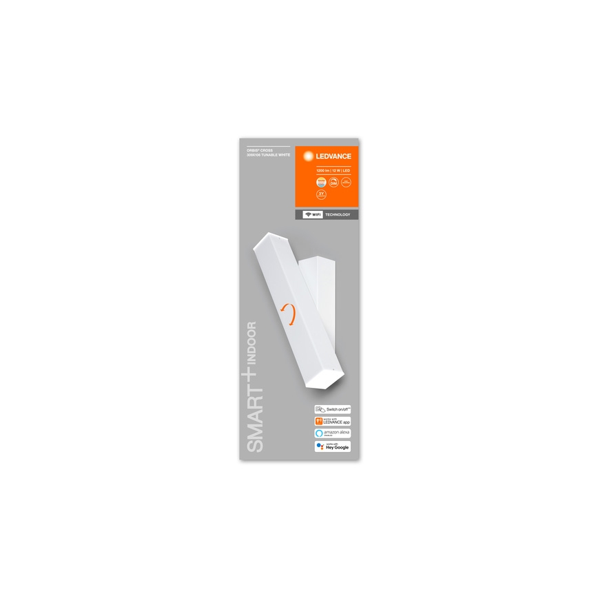 Ledvance - LED Stmievateľné nástenné svietidlo SMART+ CROSS 2xLED/6W/230V 3000-6500K Wi-Fi