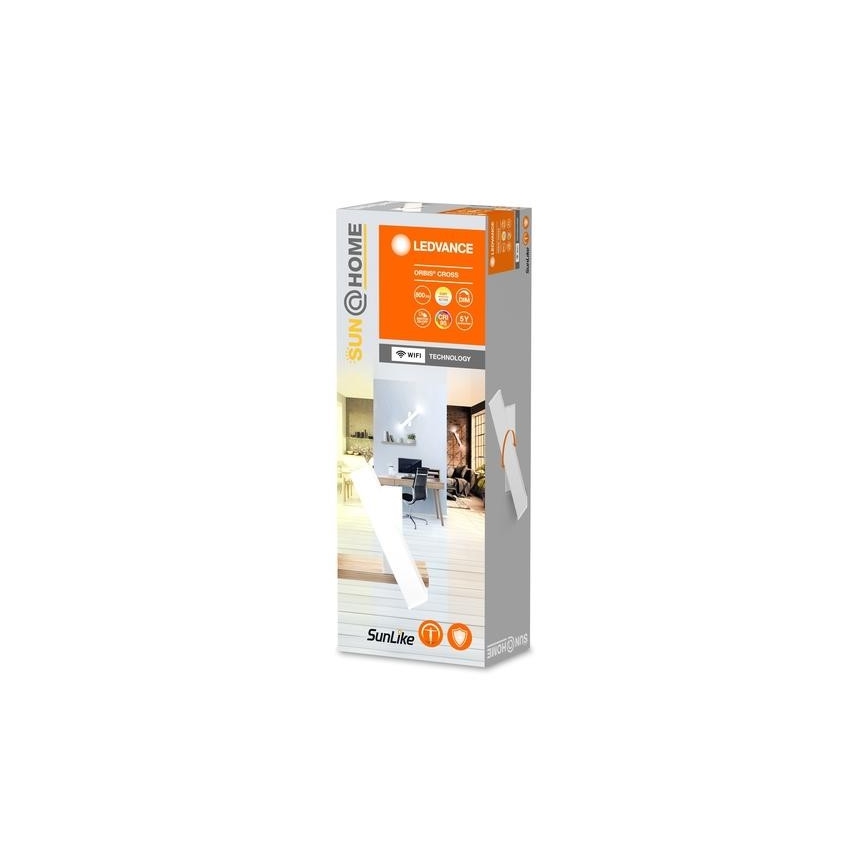 Ledvance - LED Stmievateľné nástenné svietidlo SUN@HOME CROSS 2xLED/6W/230V Wi-Fi