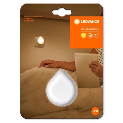 Ledvance - LED Stmievateľné orientačné svietidlo do zásuvky LUNETTA LED/0,5W/230V