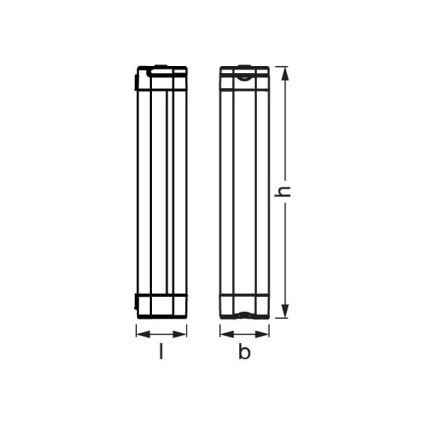 Ledvance - LED Stmievateľné orientačné svietidlo LINEAR LED/6,9W/5V 2200 mAh IP54