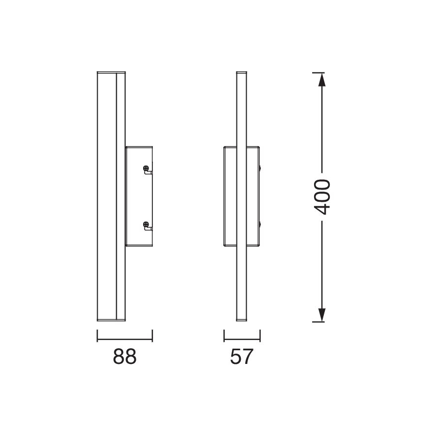 Ledvance - LED Stmievateľné dotykové osvetlenie zrcadla ORBIS MIRROR LED/6,8W/230V 40 cm 3000/4000K IP44
