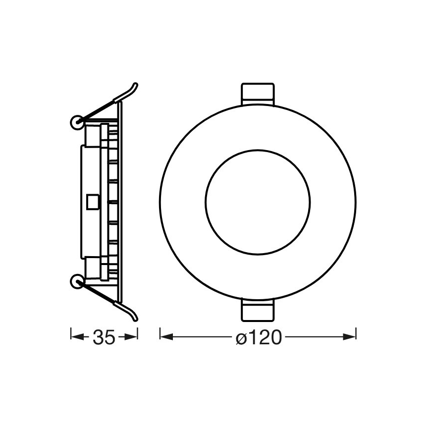 Ledvance - LED Stmievateľné podhľadové svietidlo SUN@HOME LED/8W/230V 2200-5000K CRI 95 Wi-Fi