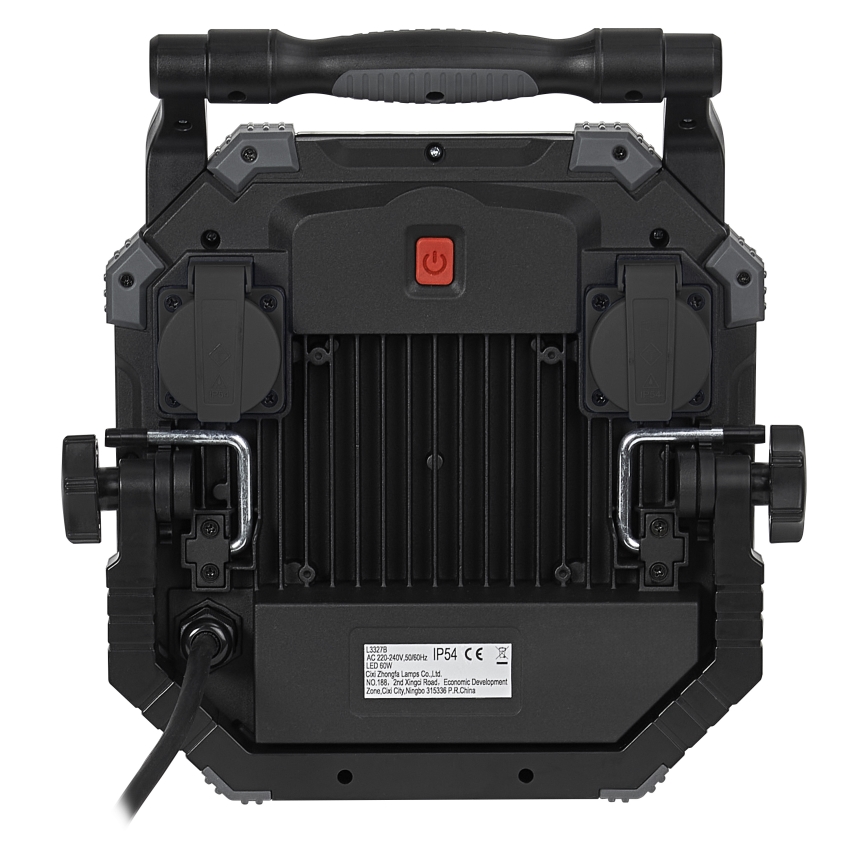Ledvance - LED Stmievateľné pracovné svietidlo s 2 zásuvkami WORKLIGHT VALUE LED/60W/230V IP54