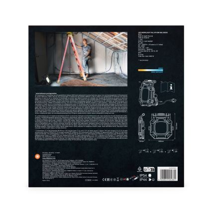 Ledvance - LED Stmievateľné pracovné svietidlo s 2 zásuvkami WORKLIGHT VALUE LED/60W/230V IP54