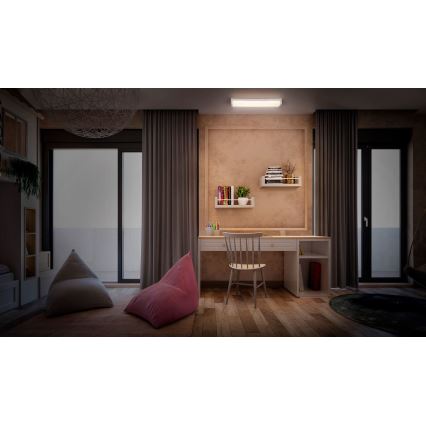 Ledvance - LED Stmievateľné stropné svietidlo OFFICE LINE LED/20W/230V 60 cm + diaľkové ovládanie