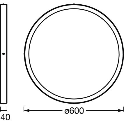Ledvance - LED Stmievateľné stropné svietidlo SMART+ DOWNLIGHT LED/30W/230V 3000-6500K Wi-Fi