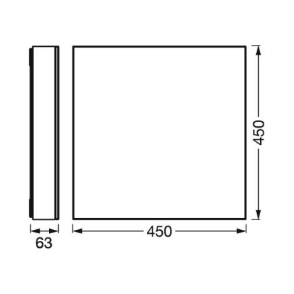 Ledvance -LED Stmievateľné stropné svietidlo SMART+ FRAMELESS LED/24,5W/230V 3000-6500K Wi-Fi