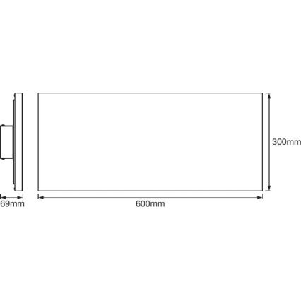 Ledvance - LED Stmievateľné svietidlo SMART+ FRAMELESS LED/28W/230V 3000K-6500K Wi-Fi