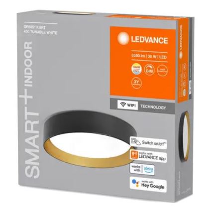 Ledvance - LED Stmievateľné stropné svietidlo SMART+ KURT LED/30W/230V 2700-6500K Wi-Fi