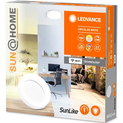 Ledvance-LED Stmievateľné stropné svietidlo SUN@HOME CIRCULAR LED/18,5W/230V Wi-Fi