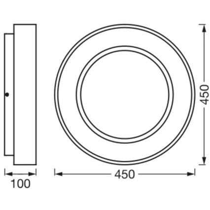 Ledvance-LED Stmievateľné stropné svietidlo SUN@HOME CIRCULAR LED/18,5W/230V Wi-Fi