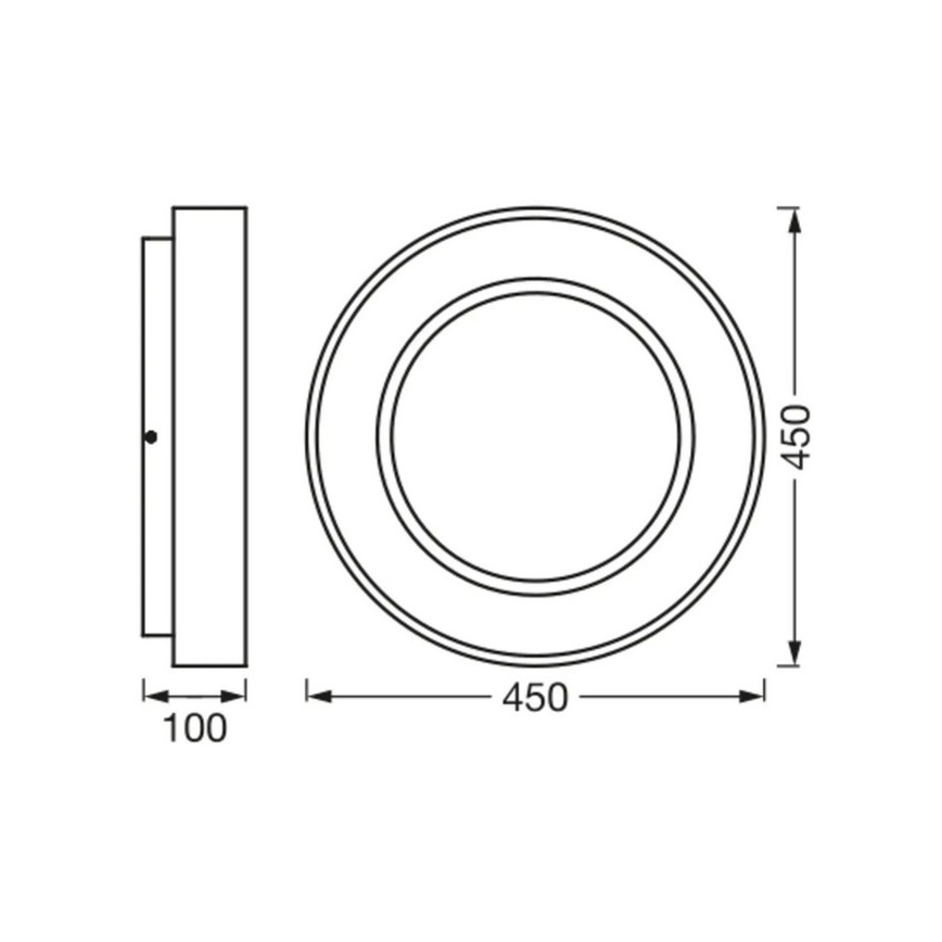 Ledvance-LED Stmievateľné stropné svietidlo SUN@HOME CIRCULAR LED/18,5W/230V Wi-Fi