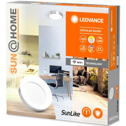 Ledvance-LED Stmievateľné stropné svietidlo SUN@HOME CIRCULAR LED/18,5W/230V Wi-Fi