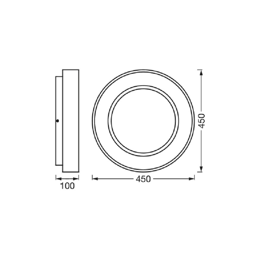 Ledvance-LED Stmievateľné stropné svietidlo SUN@HOME CIRCULAR LED/18,5W/230V Wi-Fi