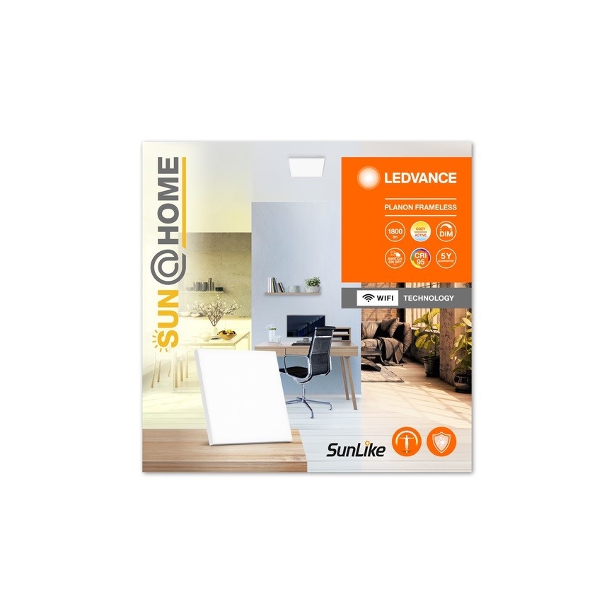 Ledvance - LED Stmievateľné stropné svietidlo SUN@HOME LED/20W/230V 2200-5000K CRI 95 Wi-Fi