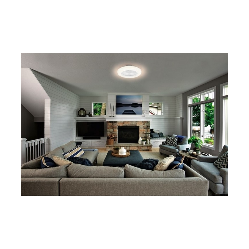 Ledvance - LED  Stmievateľné stropné svietidlo s ventilátorom SMART+ LED/35W/230V Wi-Fi 3000-6500K + diaľkové ovládanie