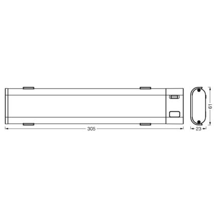 Ledvance - LED Stmievateľné podlinkové svietidlo so senzorom SMART+ UNDERCABINET LED/9W/230V 3000-6500K Wi-Fi