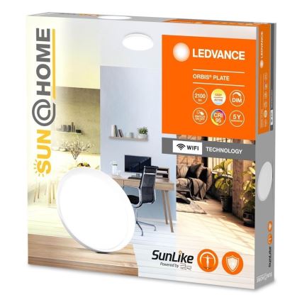 Ledvance - LED Stmievateľné stropné svietidlo SUN@HOME ORBIS LED/26W/230V 2200-5000K CRI 95 Wi-Fi