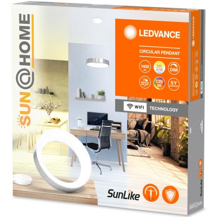 Ledvance - LED Stmievateľný luster na lanku SUN@HOME CIRCULAR LED/18,5W/230V Wi-Fi