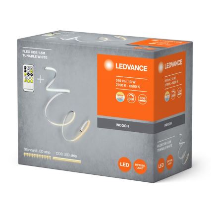 Ledvance - LED Stmievateľný pásik FLEX COB 1,5m LED/13W/230V 2700-6500K + diaľkové ovládanie