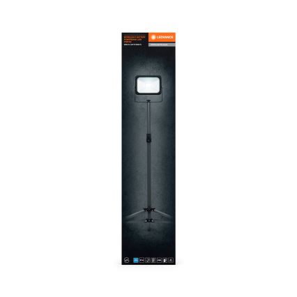 Ledvance - LED Stmievateľný reflektor s držiakom WORKLIGHT TRIPOD LED/20W/3,7V IP54