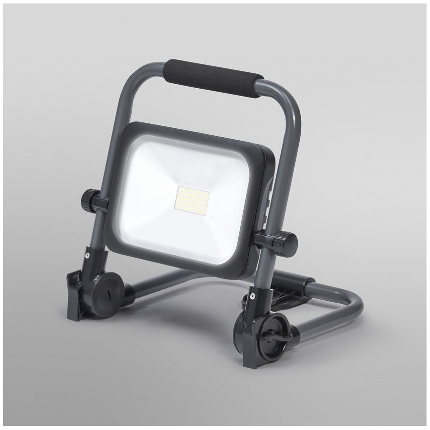 Ledvance - LED Stmievateľný vonkajší nabíjecí reflektor WORKLIGHT BATTERY LED/20W/5V IP54