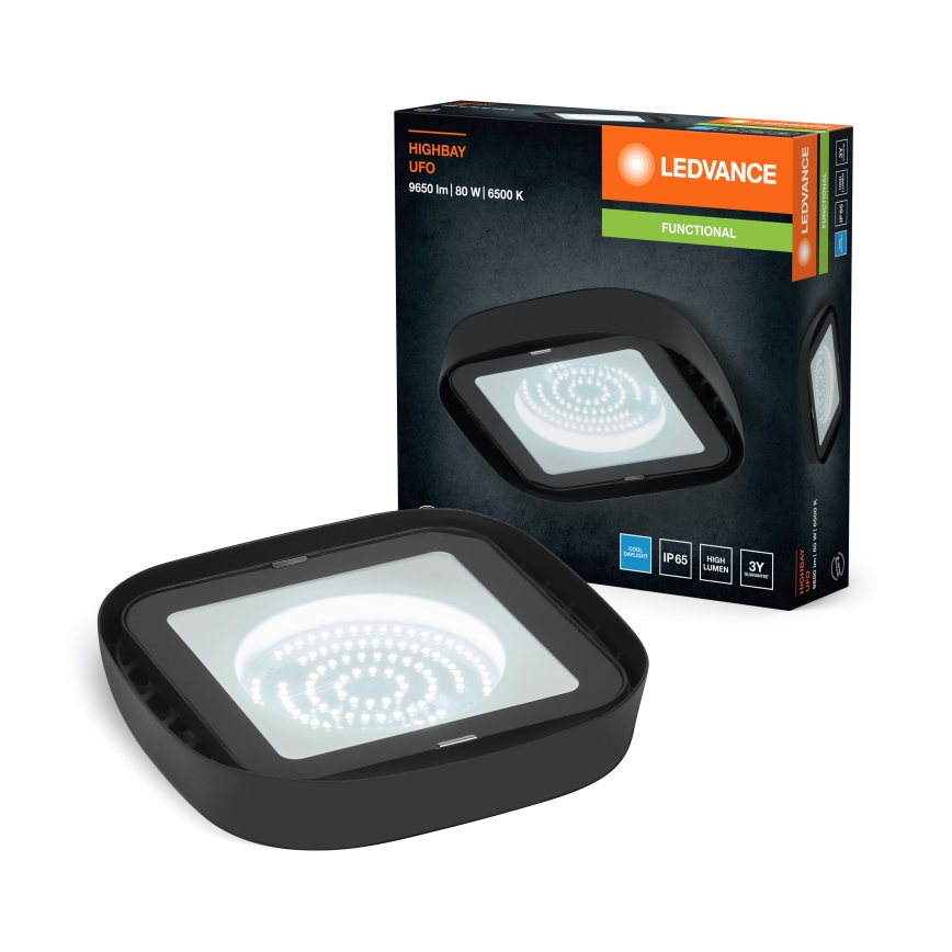 Ledvance - LED Stropné priemyselné svietidlo HIGHBAY LED/80W/230V IP65 6500K