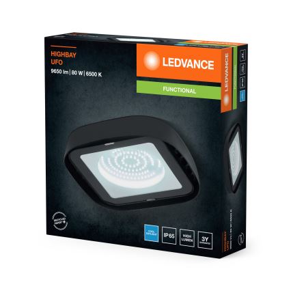 Ledvance - LED Stropné priemyselné svietidlo HIGHBAY LED/80W/230V IP65 6500K