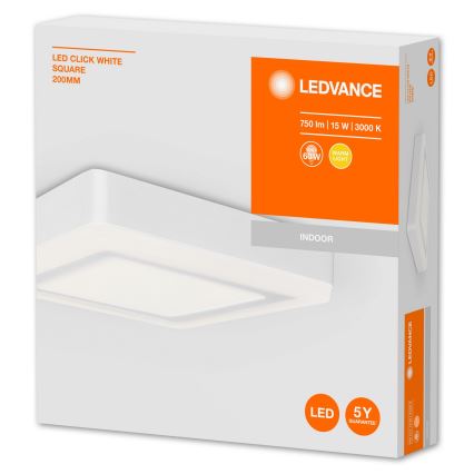 Ledvance - LED Stropné svietidlo CLICK LED/15W/230V