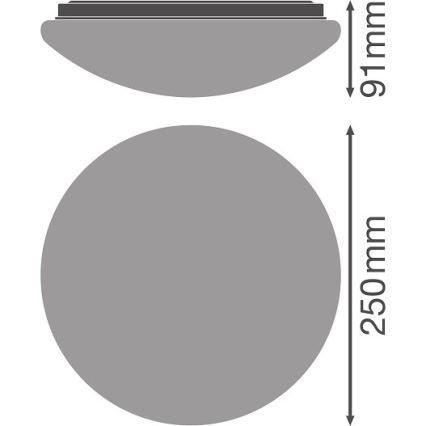 Ledvance - LED Stropné svietidlo ESSENTIAL LED/13W/230V 6500K