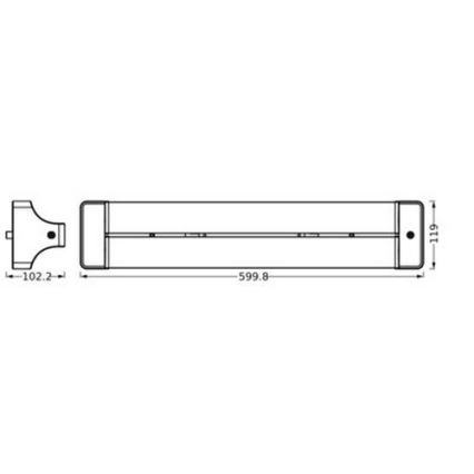 Ledvance - LED Stropné svietidlo OFFICE LINE LED/24W/230V 60 cm