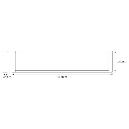 Ledvance - LED Stropné svietidlo OFFICE LINE LED/25W/230V