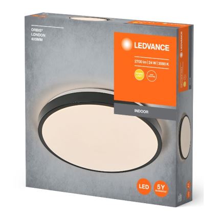 Ledvance - LED Stropné svietidlo ORBIS LONDON LED/24W/230V čierna