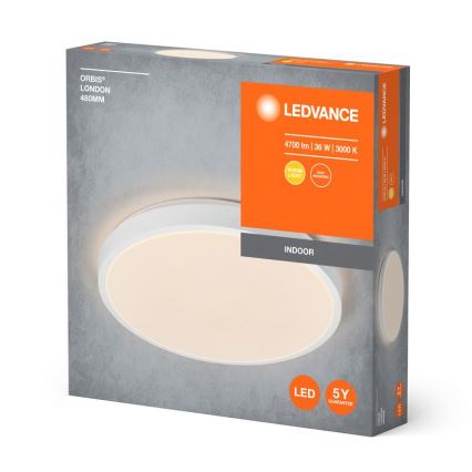 Ledvance - LED Stropné svietidlo ORBIS LONDON LED/36W/230V biela