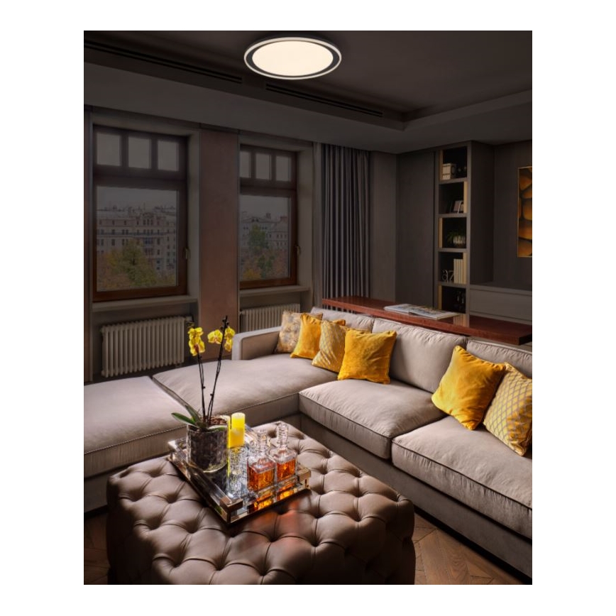 Ledvance - LED Stropné svietidlo ORBIS PEDERSON LED/36W/230V pr. 55 cm čierna