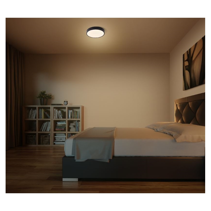 Ledvance - LED Stropné svietidlo ORBIS SLIM LED/20W/230V čierna