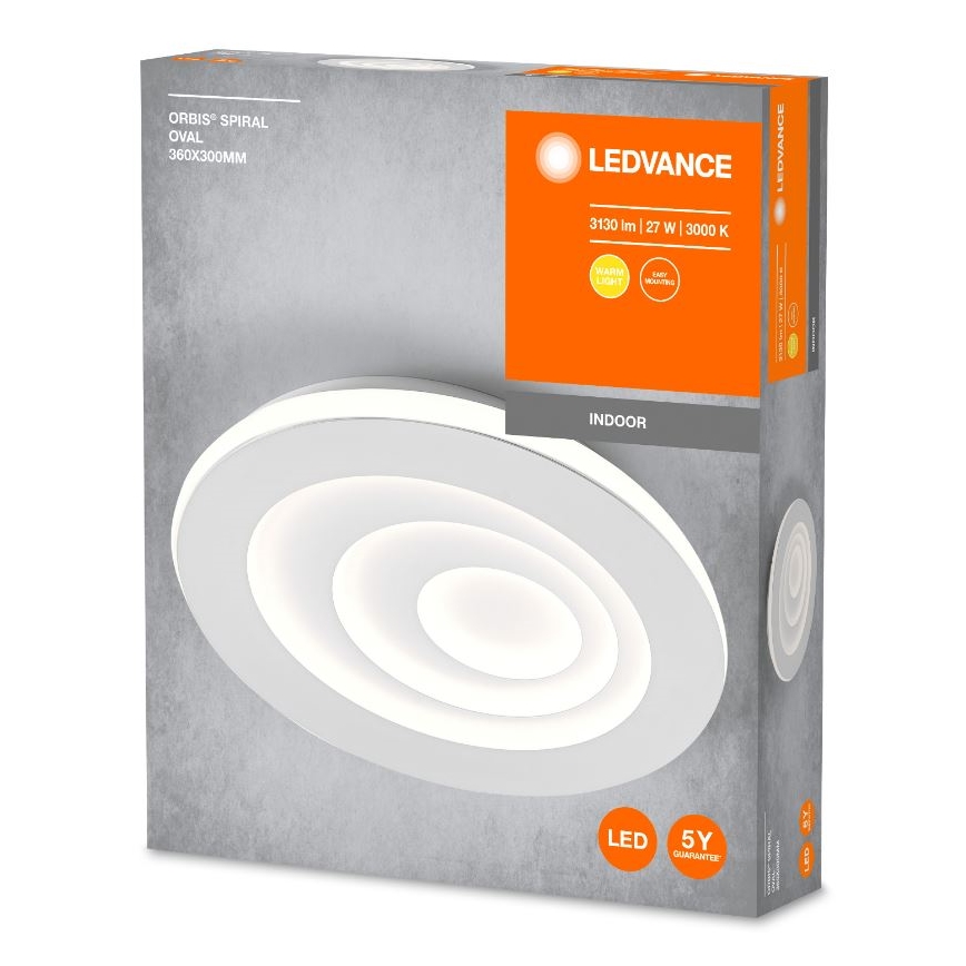 Ledvance - LED Stropné svietidlo ORBIS SPIRAL LED/27W/230V