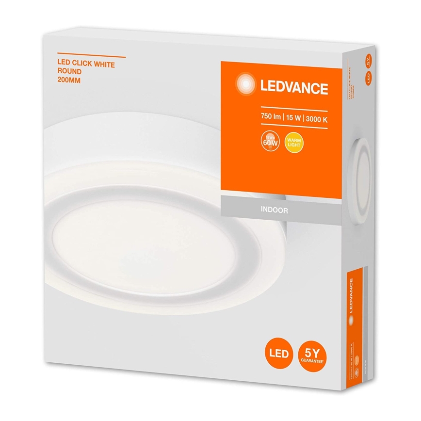 Ledvance - LED Stropné svietidlo ROUND LED/15W/230V pr. 20 cm