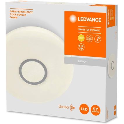 Ledvance - LED Stropné svietidlo so senzorom SPARKLEDOT LED/24W/230V