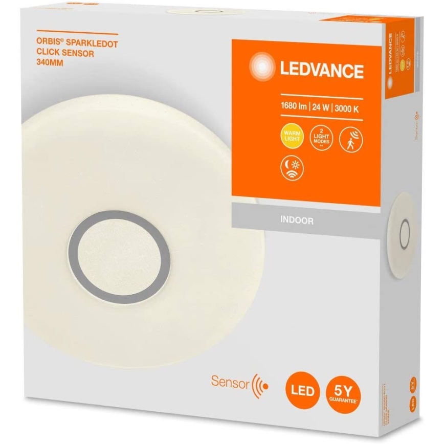 Ledvance - LED Stropné svietidlo so senzorom SPARKLEDOT LED/24W/230V