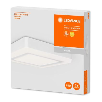 Ledvance - LED Stropné svietidlo SQUARE LED/18W/230V