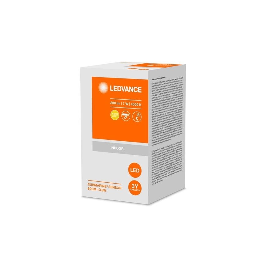 Ledvance - LED Technické svietidlo so senzorom SUBMARINE 1xG13/8W/230V IP65