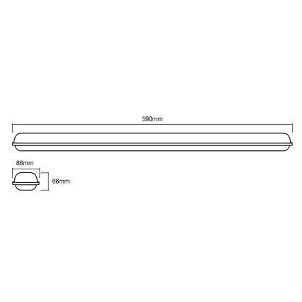 Ledvance - LED Technické svietidlo SUBMARINE LED/18W/230V IP65